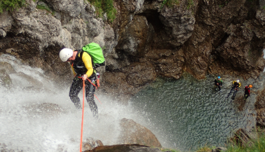 Canyoning in sao miguel